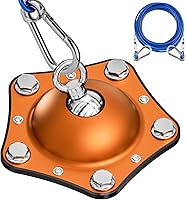 Vista 11 de Estaca de amarre para perros para acampar al aire libre, carrera para perros giratoria de 360°, sin enredos, estacas pesadas para perros