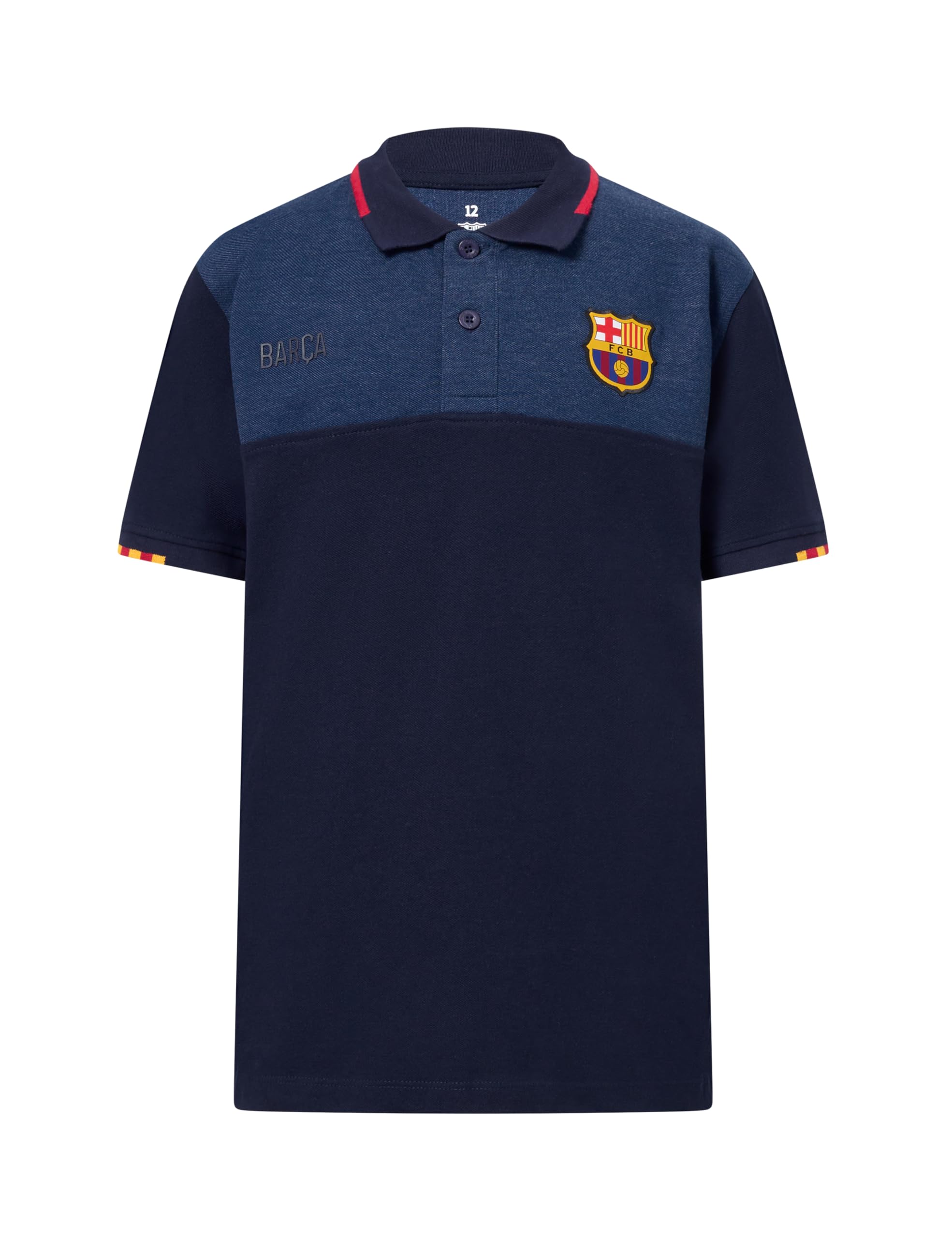 FC Barcelona Oficial Cat-New Junior Barça Camisa de Polo Unisex niños (Pack de 1)