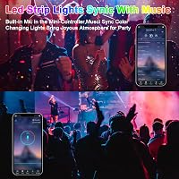 BRIMETI RGB Neon LED Szalag 20m Vízálló IP65 Távirányítós Bluetooth Applikációs Vezérlés Kültéri Beltéri Dekoráció 7