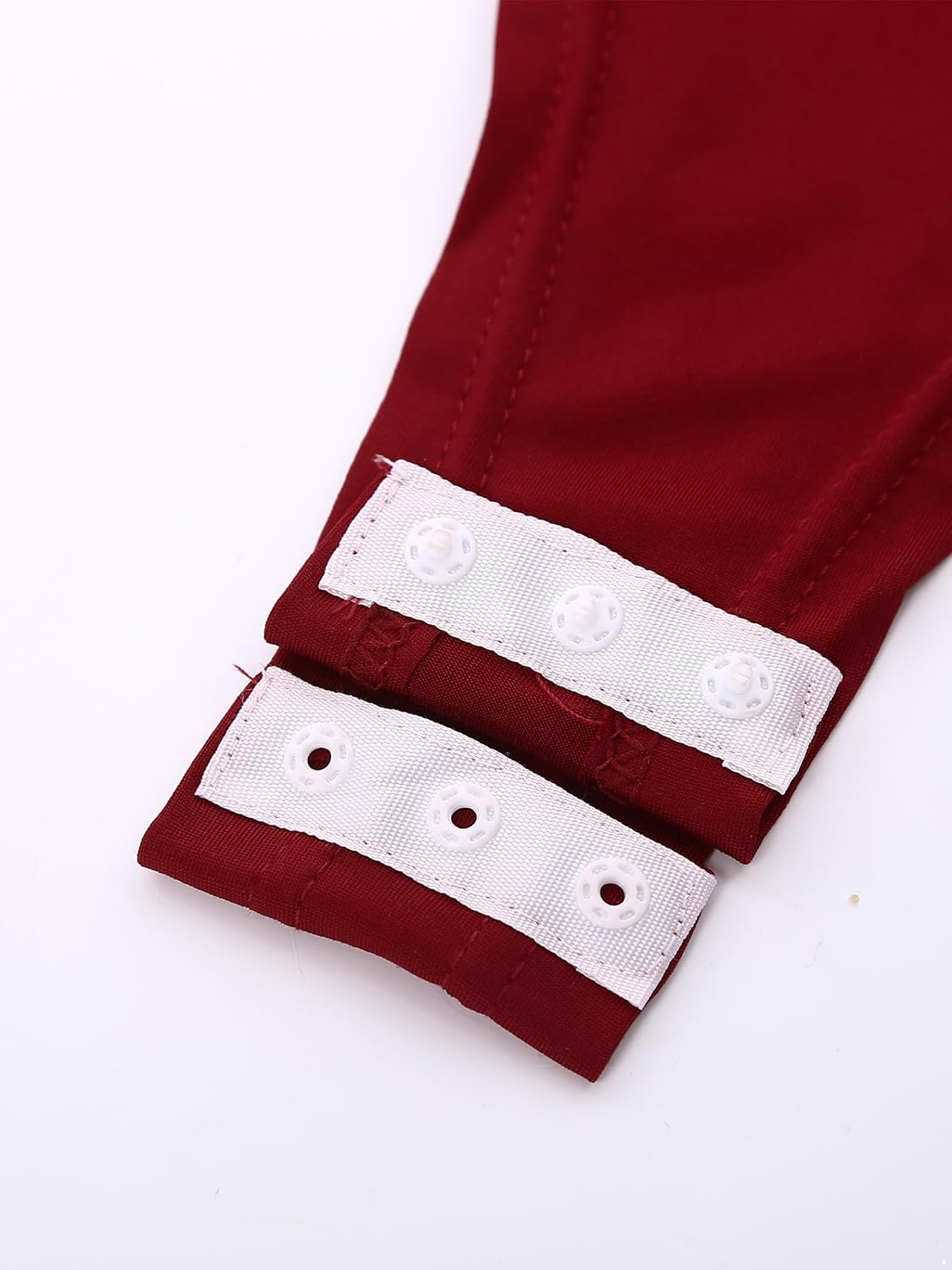 Men's Solid Color Bodysuit Square Neck Long Sleeve Buttoned Crotch Slim Fit Leotard Jumpsuit