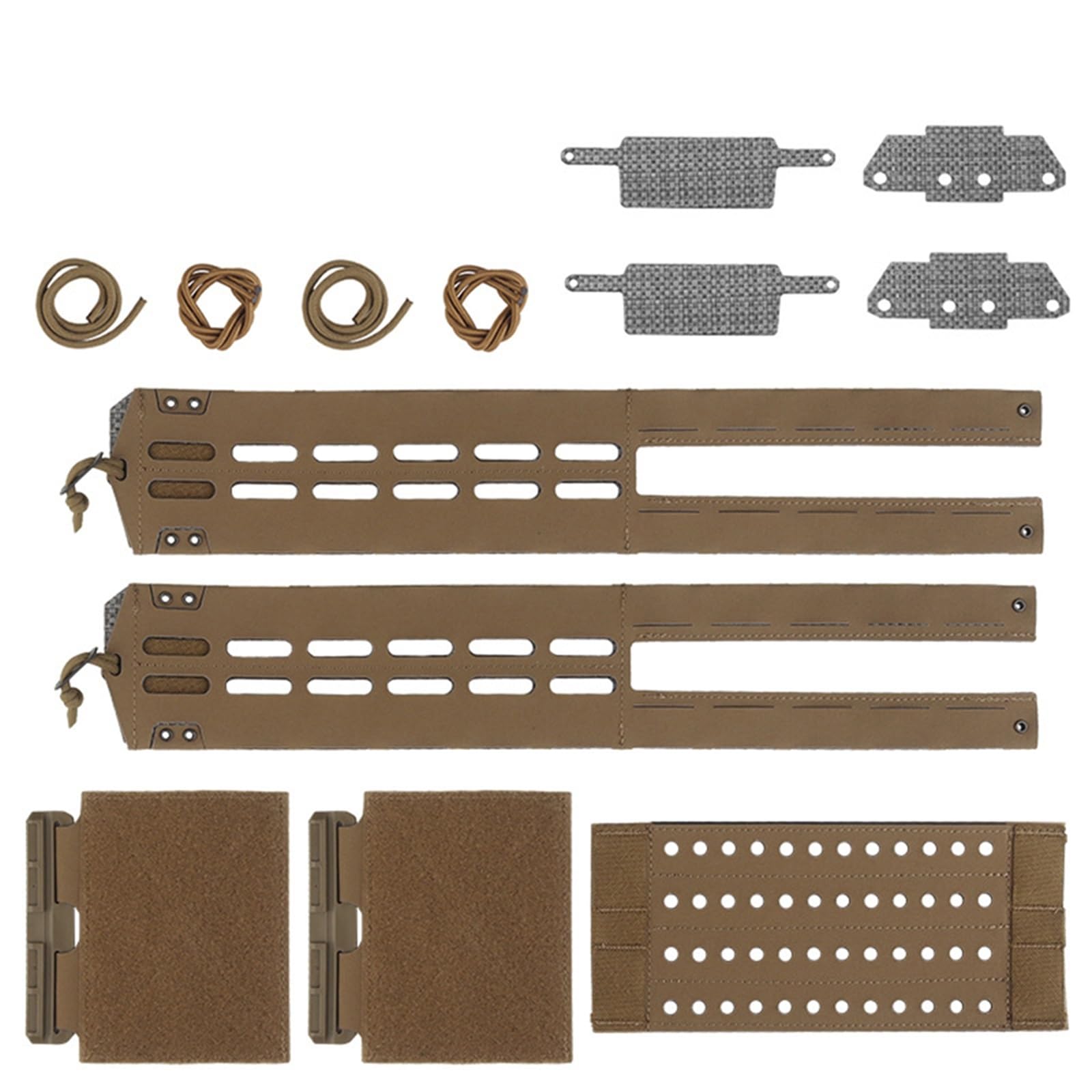 Ceinture légère multifonctionnelle tan pour gilet tactique militaire ceinture démontage rapide