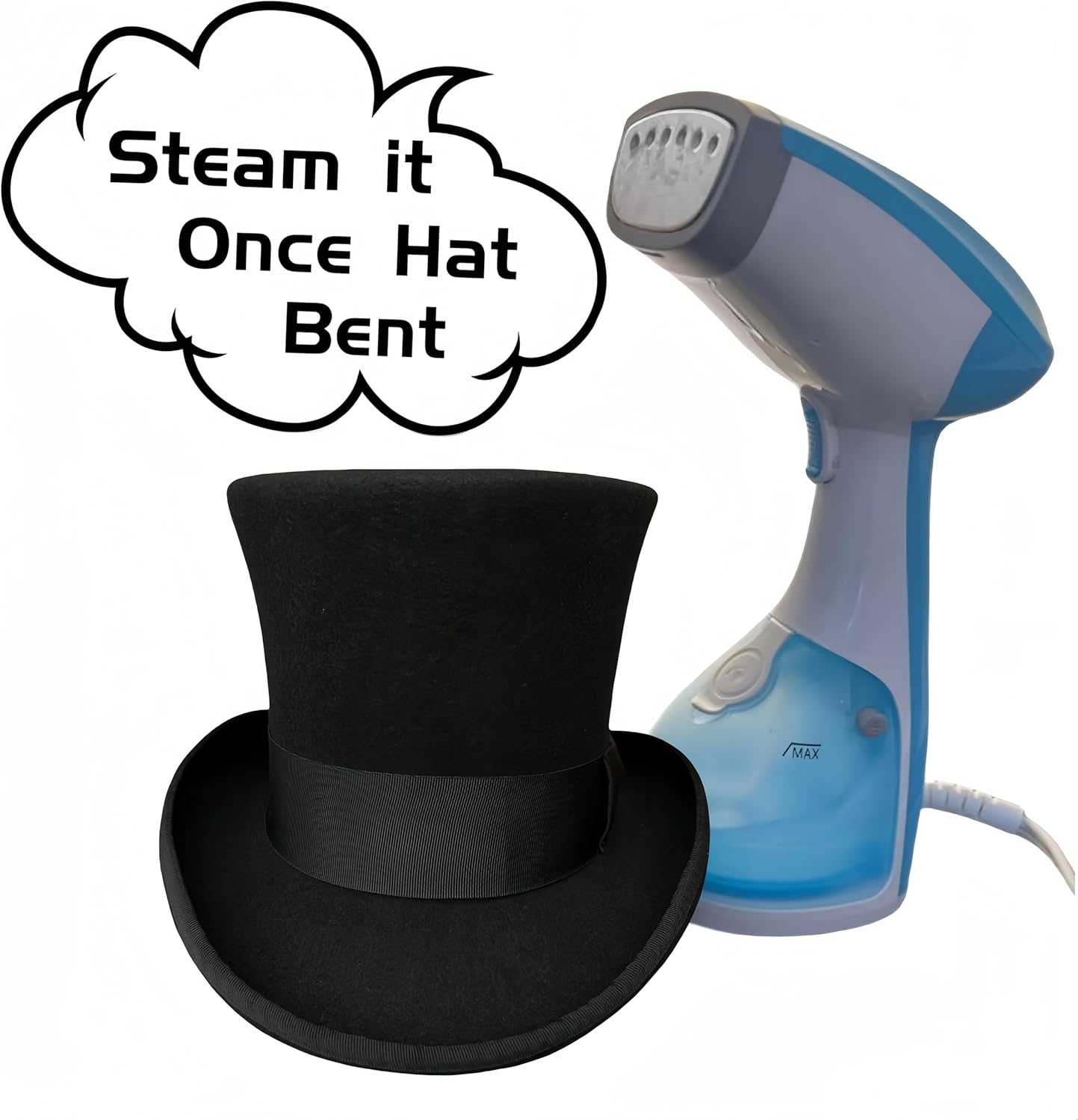 Black Wool Mens Top Hat Victorian Top Hats for Men Women Mad Hatter 7" Tall Tophat - Image 7