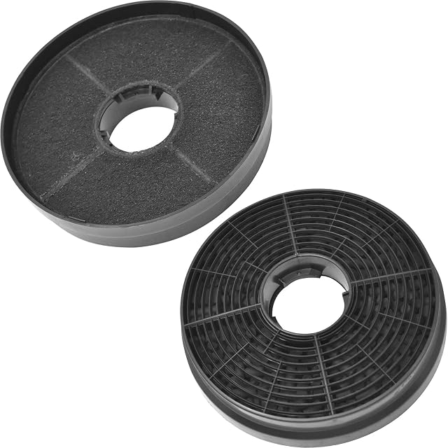 SPARES2GO Carbon Filter Compatible with Lamona HJA2480 HJA2908 LAM2401 Cooker Hood Extractor Vent Fan (Pack of 2)