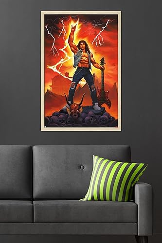 Vista 67 de Trends International Netflix Stranger Things: Season 4 - Póster de Rock On Wall de 22.375 x 34 pulgadas, versión premium sin marco