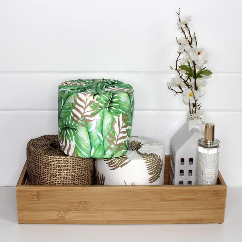 Decorative Toilet Paper Covers, 9 Paper Wraps, 3 of Each of