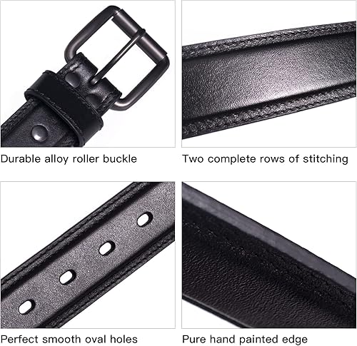 Miniatura 3 de POYOLEE Cinturón de pistola de cuero oculto  Cinturón de pistola de núcleo PE para CCW  Cinturón EDC resistente para hombres  1 12 pulgadas