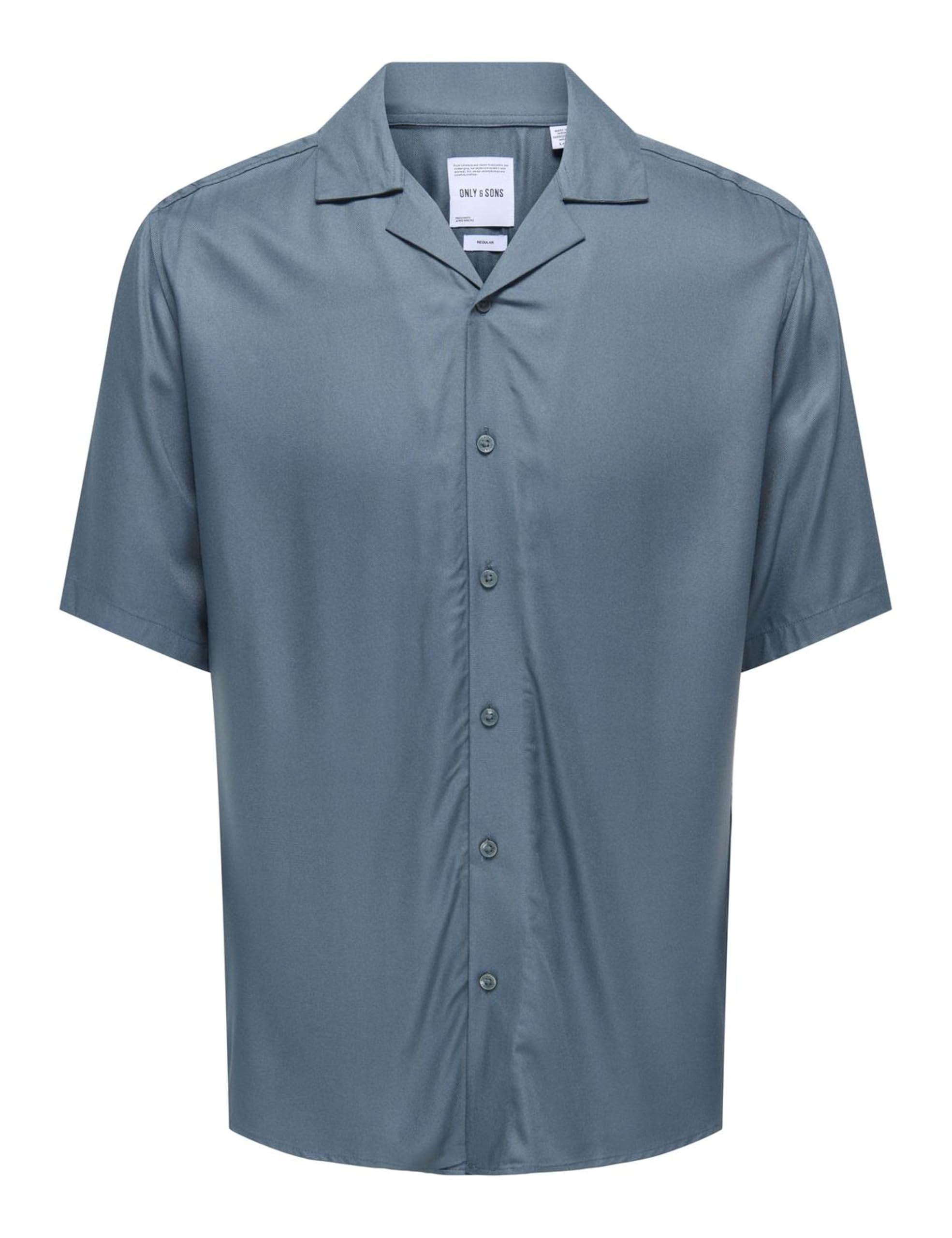ONLY & SONS Men's Onsdash Life Reg Visc Res SS Shirt Noos Shirt/Blouse