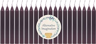 Alternative Imagination Black Chime Candles - 20 Pack of Uns...