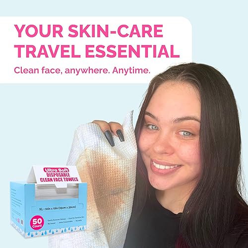 Miniatura 8 de Elizabeth Mott Thank Me Later - Toallas faciales desechables 100% a base de plantas para limpieza, eliminación de maquillaje y cuidado de la piel,