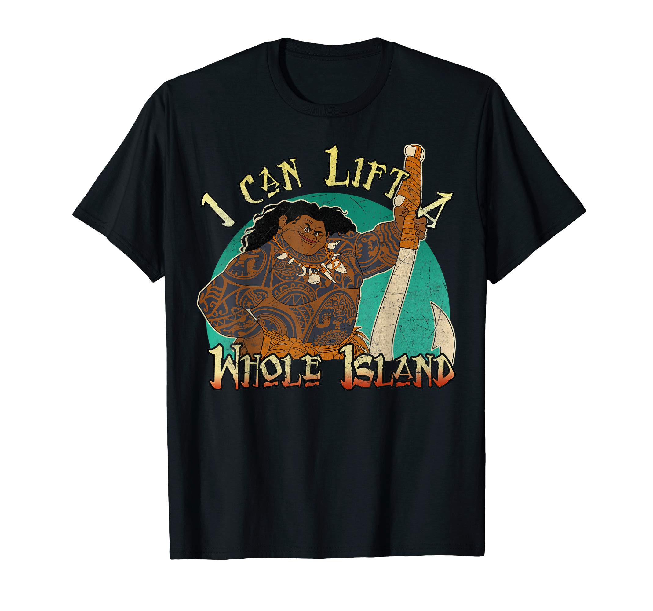 DisneyMoana Maui I Can Lift a Whole Island Graphic T-Shirt T-Shirt