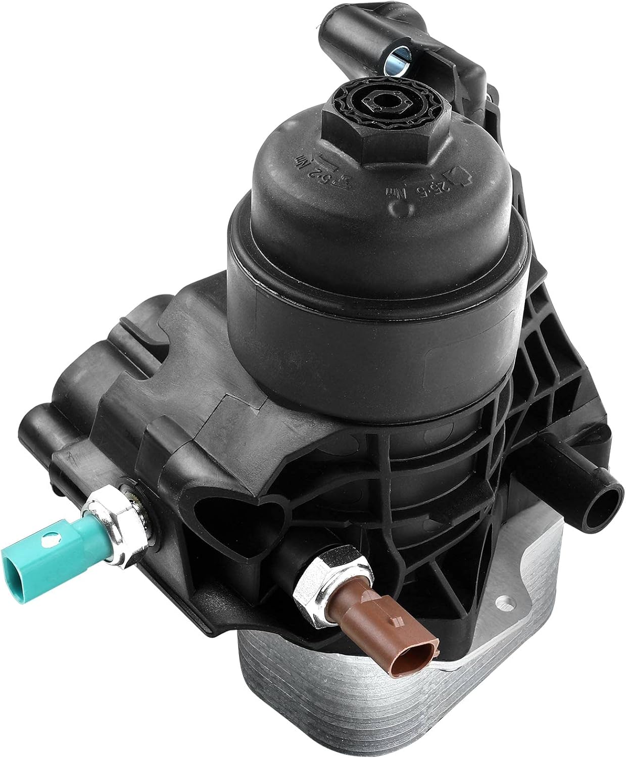 A-Premium Engine Oil Cooler Assembly Compatible with Volkswagen Passat Beetle 2014-2015 Audi A3 2012-2013 2015-2016 Q3 2014-2016 Q3 Quattro 2017