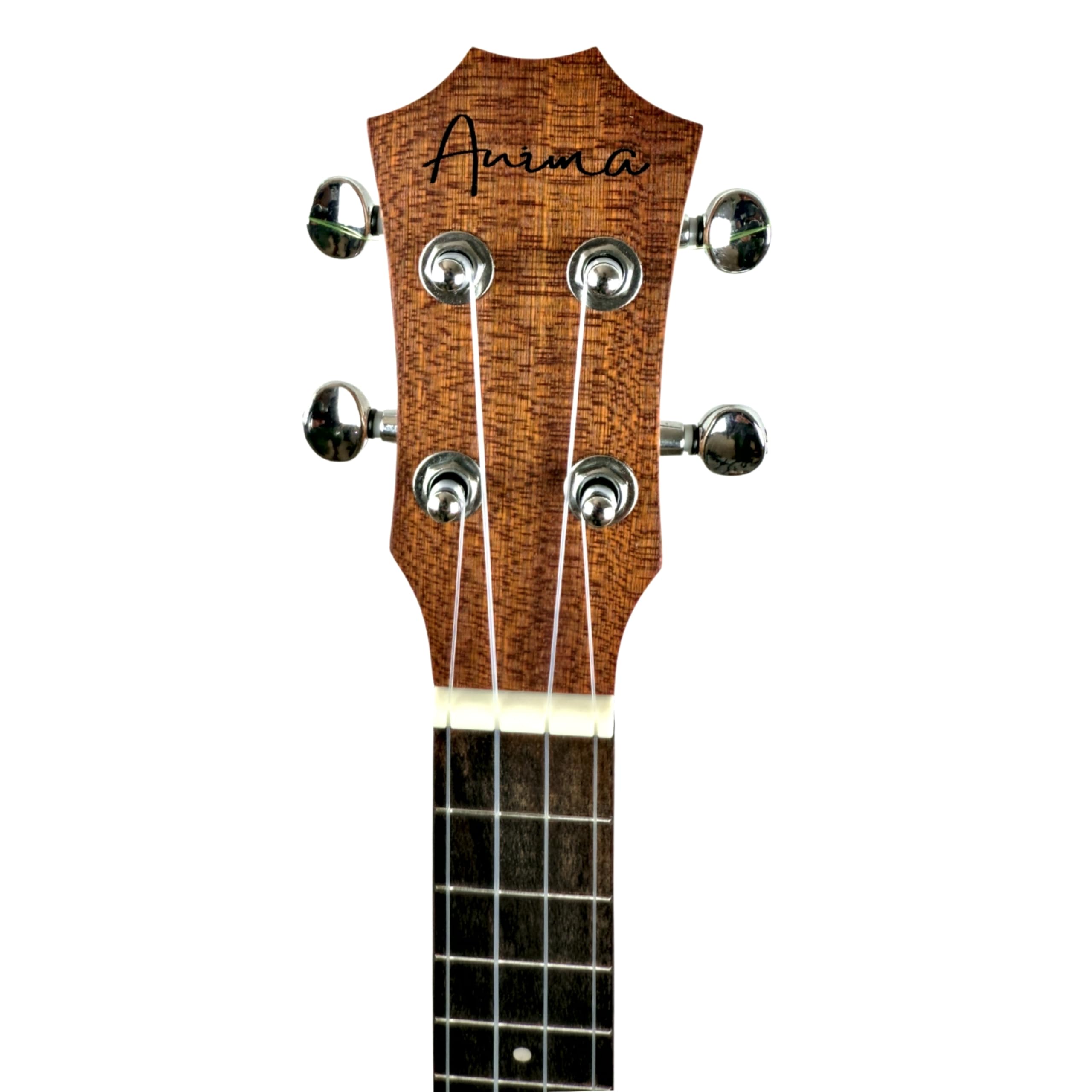 ANIMA Set ukulele soprano Mahonia in mogano con borsa e metodo facile, ideale per principianti, bambini e adulti