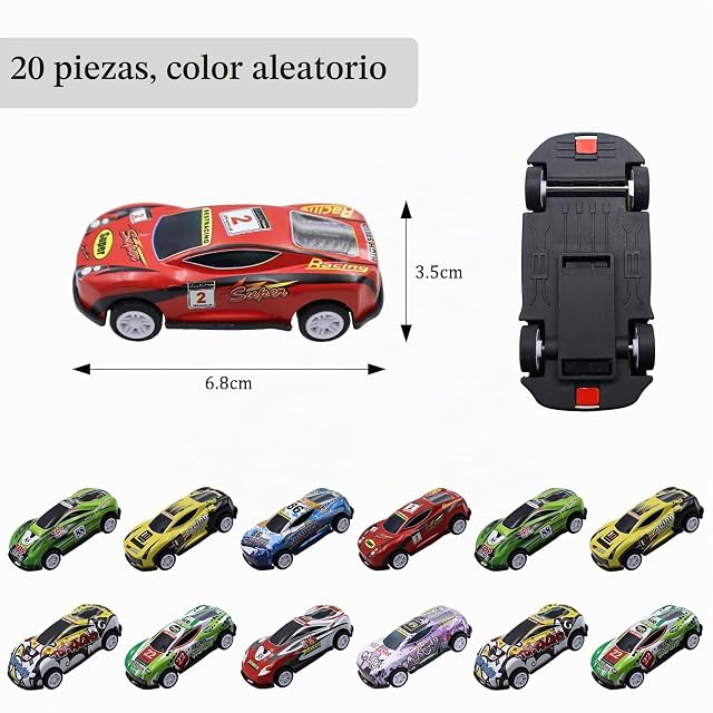 Foto 2 de 7 de GETRICH 16 Piezas Coches de Juguete