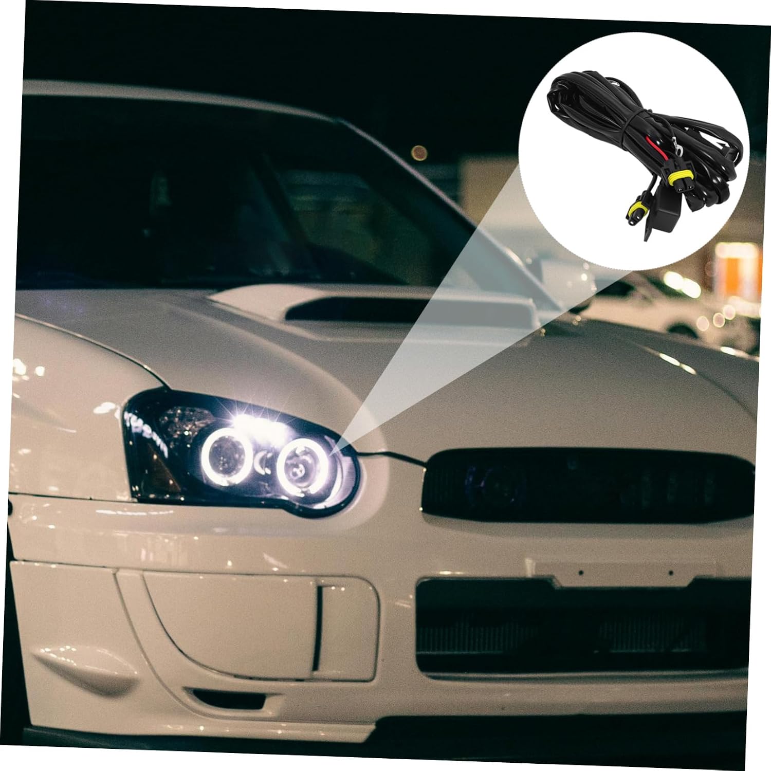 ABOOFAN Fog Light Wiring for Cars Fog Light Accessory Easy Compatible Connectors Stable Performance