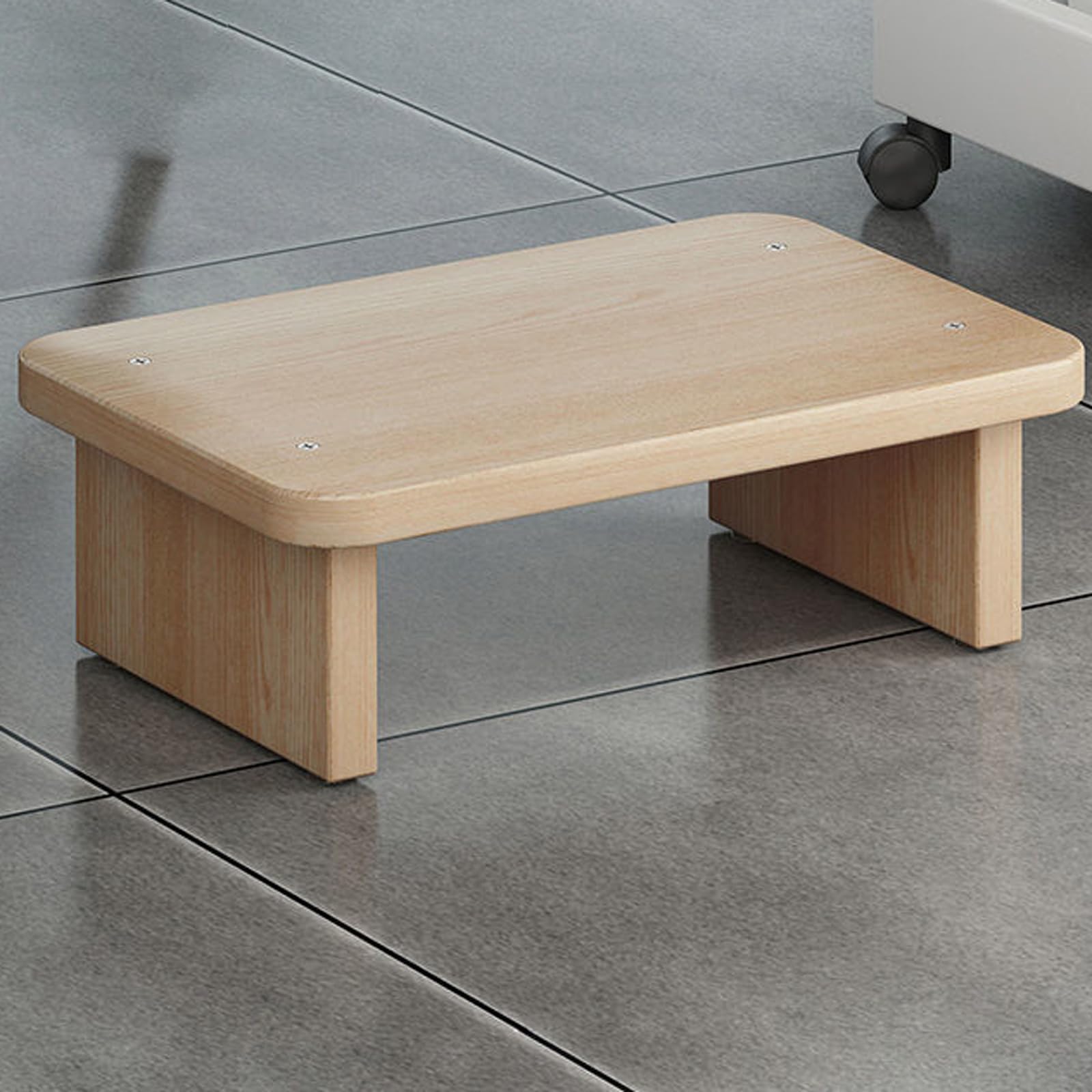 Poggiapiedi in legno, poggiapiedi da ufficio, poggiapiedi da scrivania, poggiapiedi, sollievo dalla fatica, antiscivolo, decompressione, ergonomico