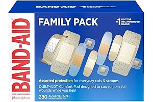 Band-Aid Brand Adhesive Bandages Family Variety Pack
