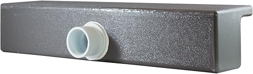 Miniatura 2 de Tomaso 18 pulgadas ABS cascada cascada transparente descenso agua característica spillway piscina spa montaje en pared  plástico gris (18 pulgadas)