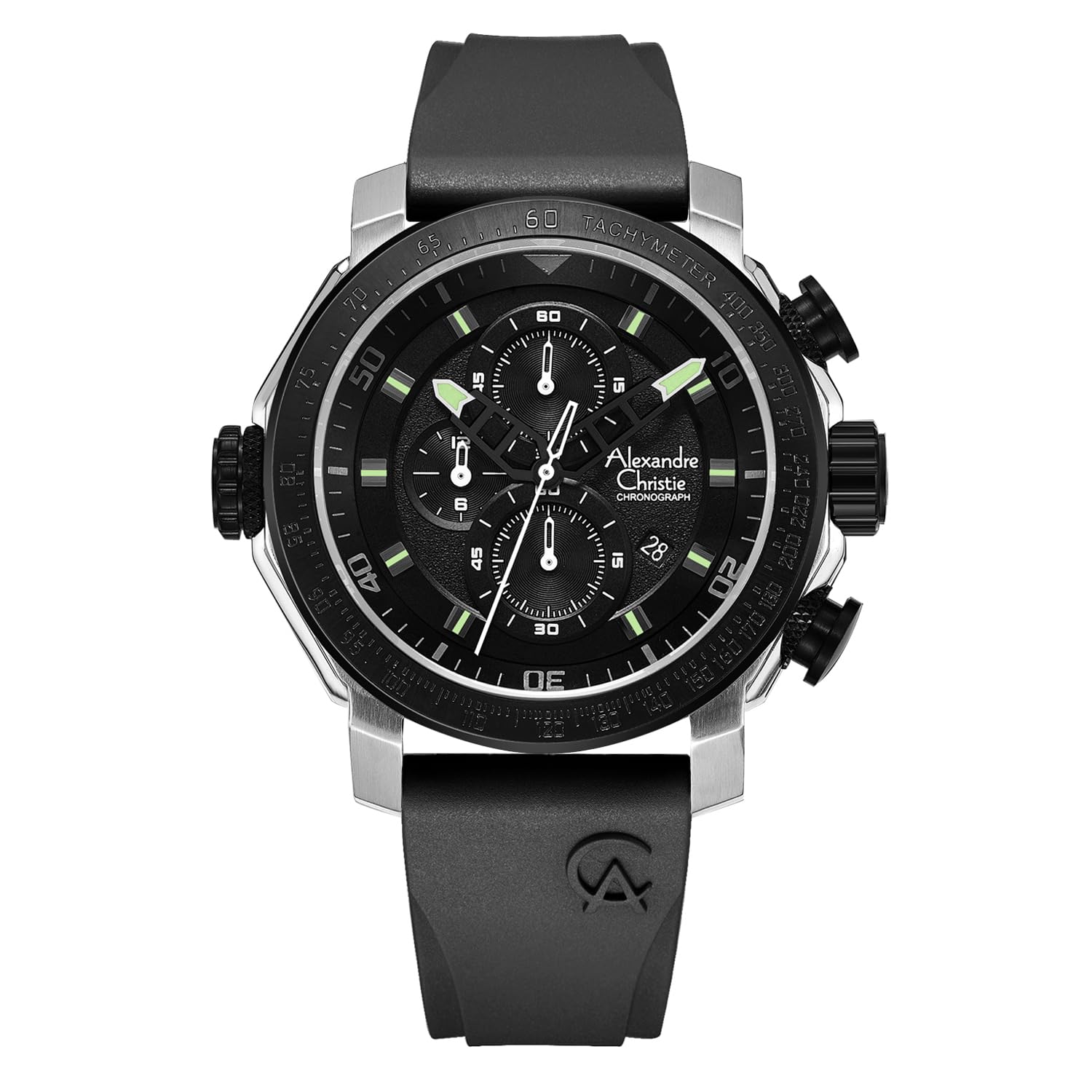 Alexandre Christie6565MCRTBBA Men’s Chronograph Watch 45 mm