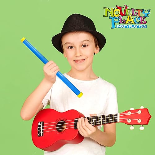 Miniatura 5 de Novelty Place Paquete de 2 máquinas de ruido de tubo de gemido de 16 pulgadas – Divertido emisor de ruido de fiesta para niños y adultos – Juguetes
