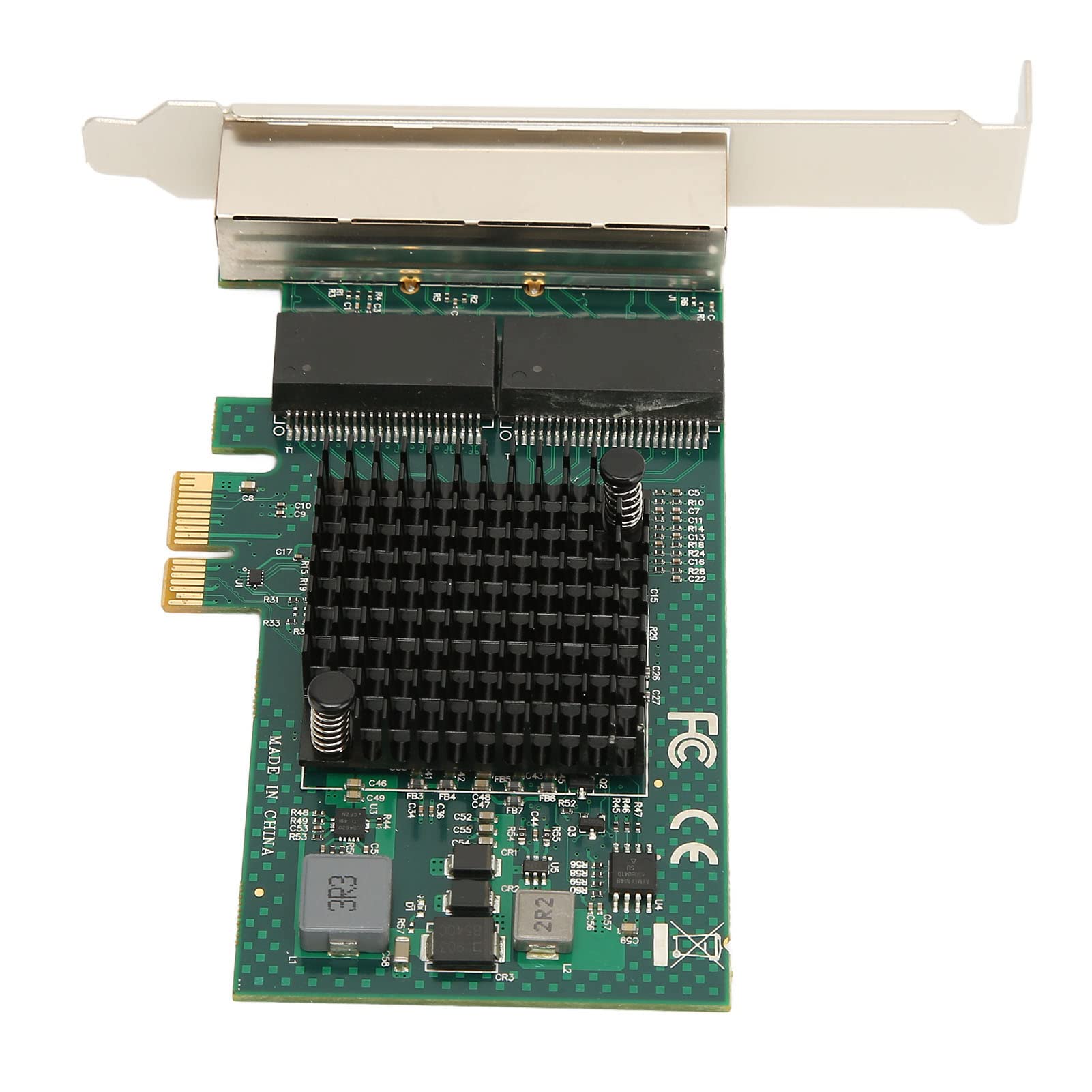 Cocoarm Carte Réseau Ethernet, 4 Ports BCM5719 PCIe