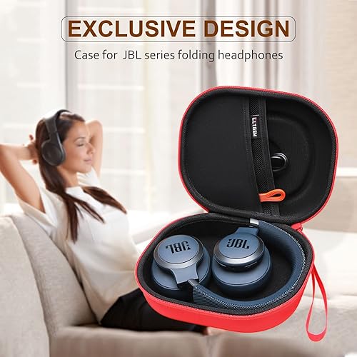 Miniatura 8 de LTGEM Estuche rígido para auriculares JBL - Marrón // Rojo+Negro