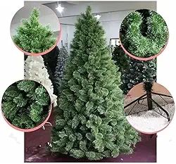 Árvore Pinheiro De Natal Luxo Cor Verde Green 2,10m 566 Galhos A0321N Chibrali