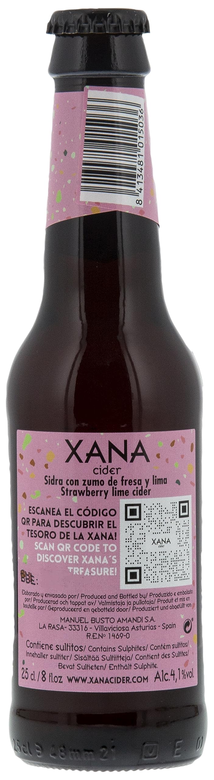 XANA CIDER FRESA & LIMA 12 botellines 25cl