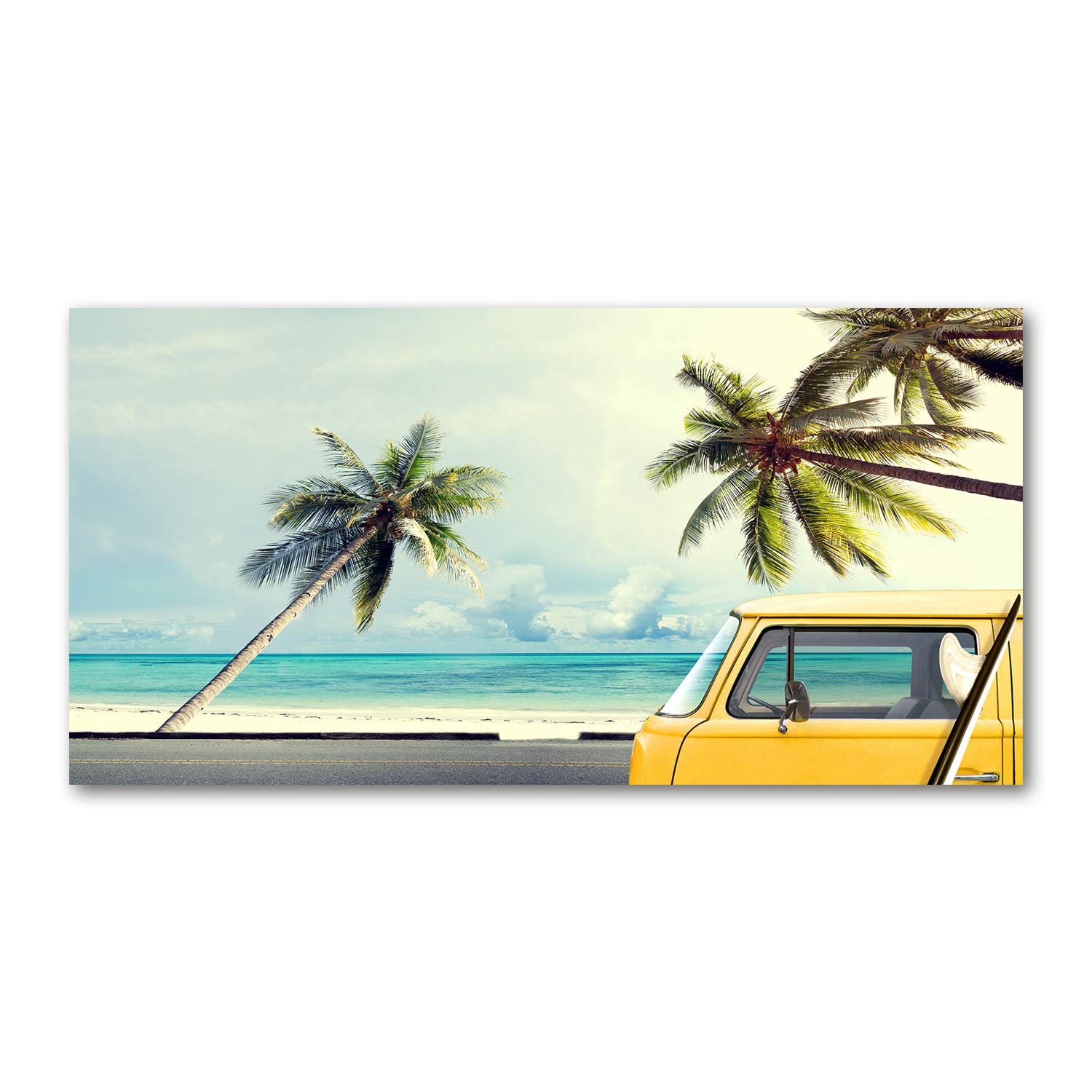Image acrylique plage de De Van 120x60cm pour illuminer une pièce sombre