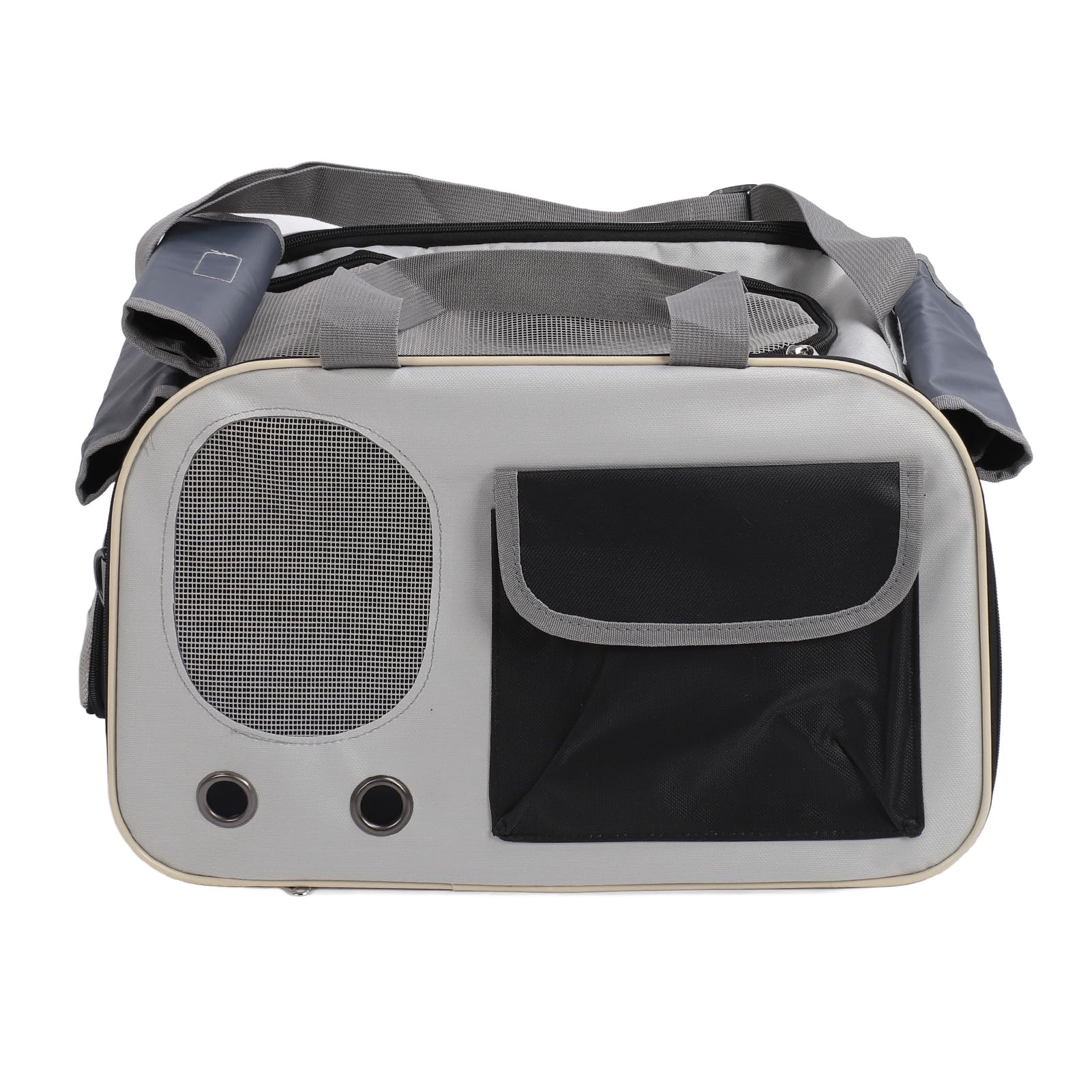 Bolsa transportadora para mascotas Cryfokt de tela Oxford plegable y transpirable para perros