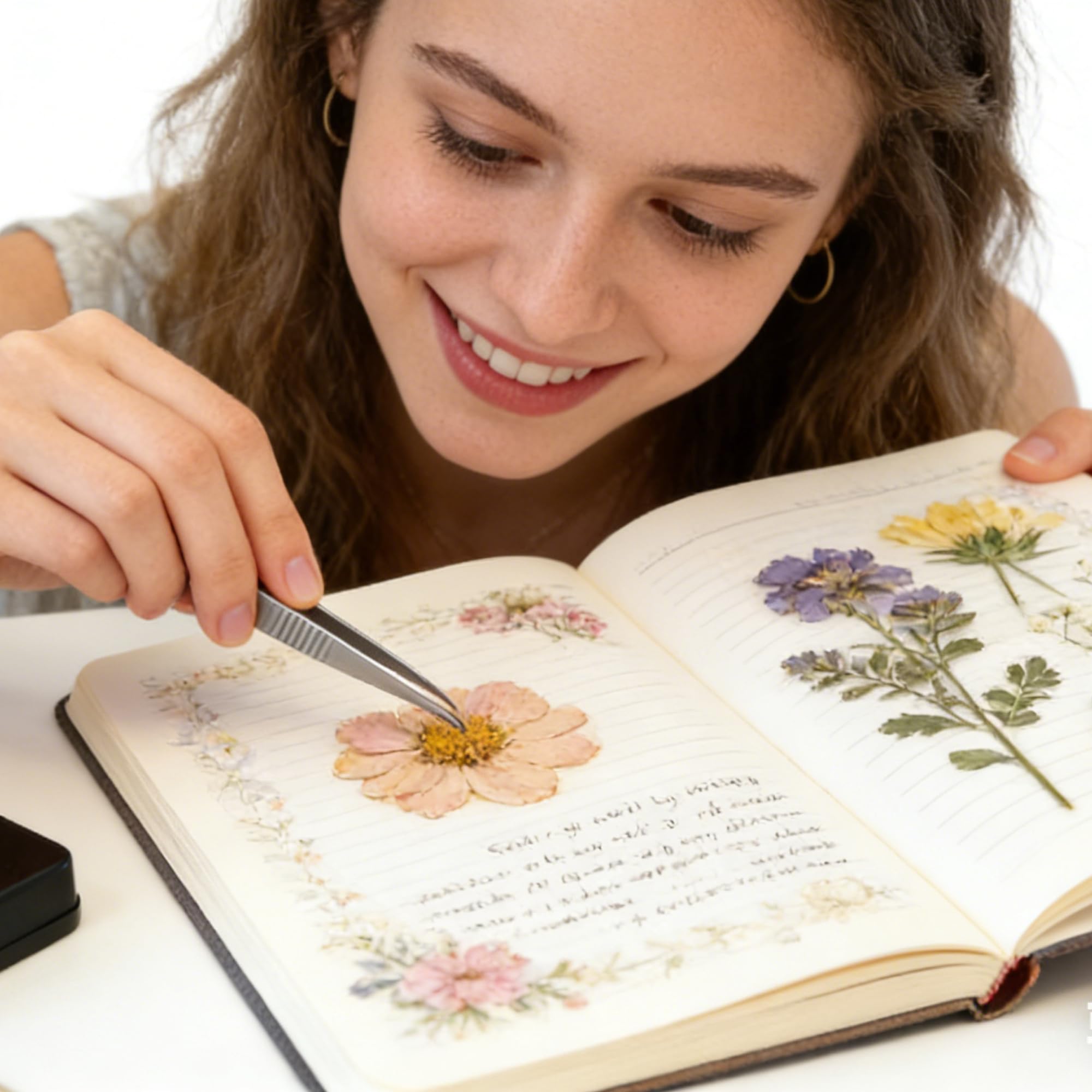 QSLKI Kit in Legno Per Pressatura Fiori, Piante e Foglie - 15x21cm Con 6 Strati Per Adulti e Bambini - Perfetto Per Arti e Mestieri