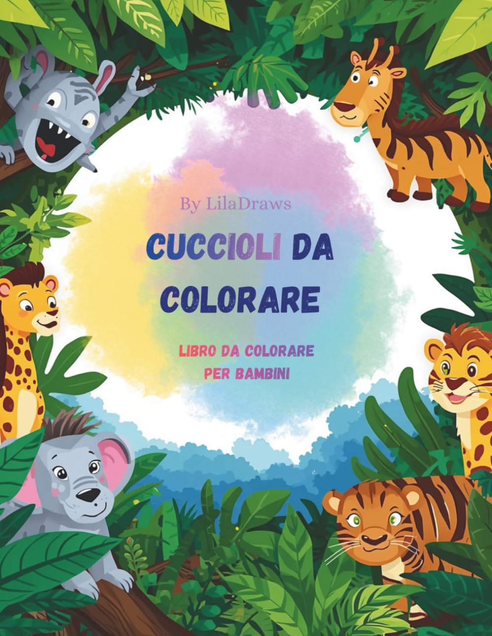 Cuccioli da Colorare: Libro da colorare per bambini