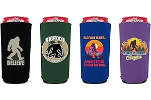 Bigfoot 25oz Can Koozie (4 Pack)