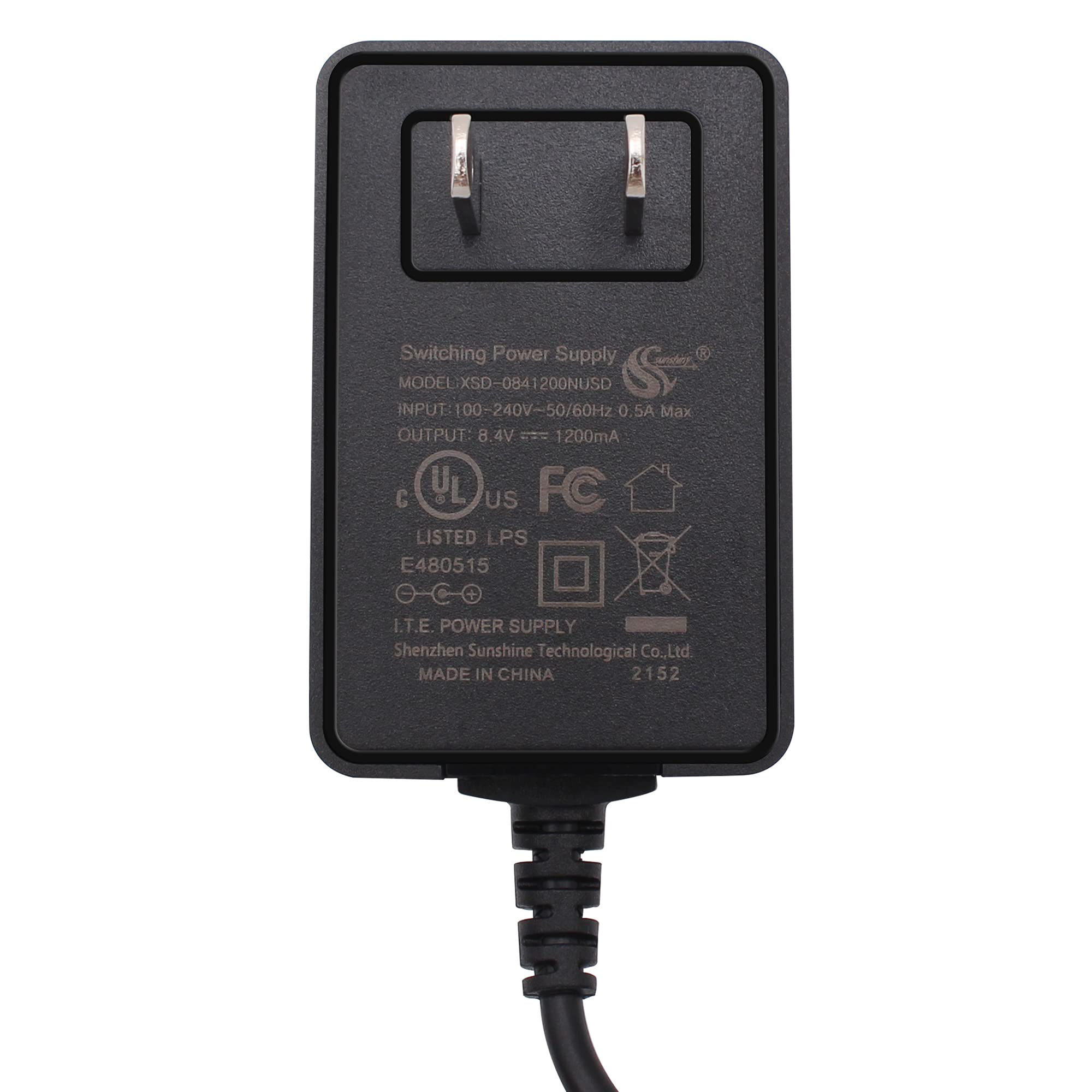 QILOVE 8.4V Dual US Charger for Heated Gloves & Socks Fast Charging Compatible with 7.4V Batteries US Standard Plug Safe & Portable Design for Winter Accessories