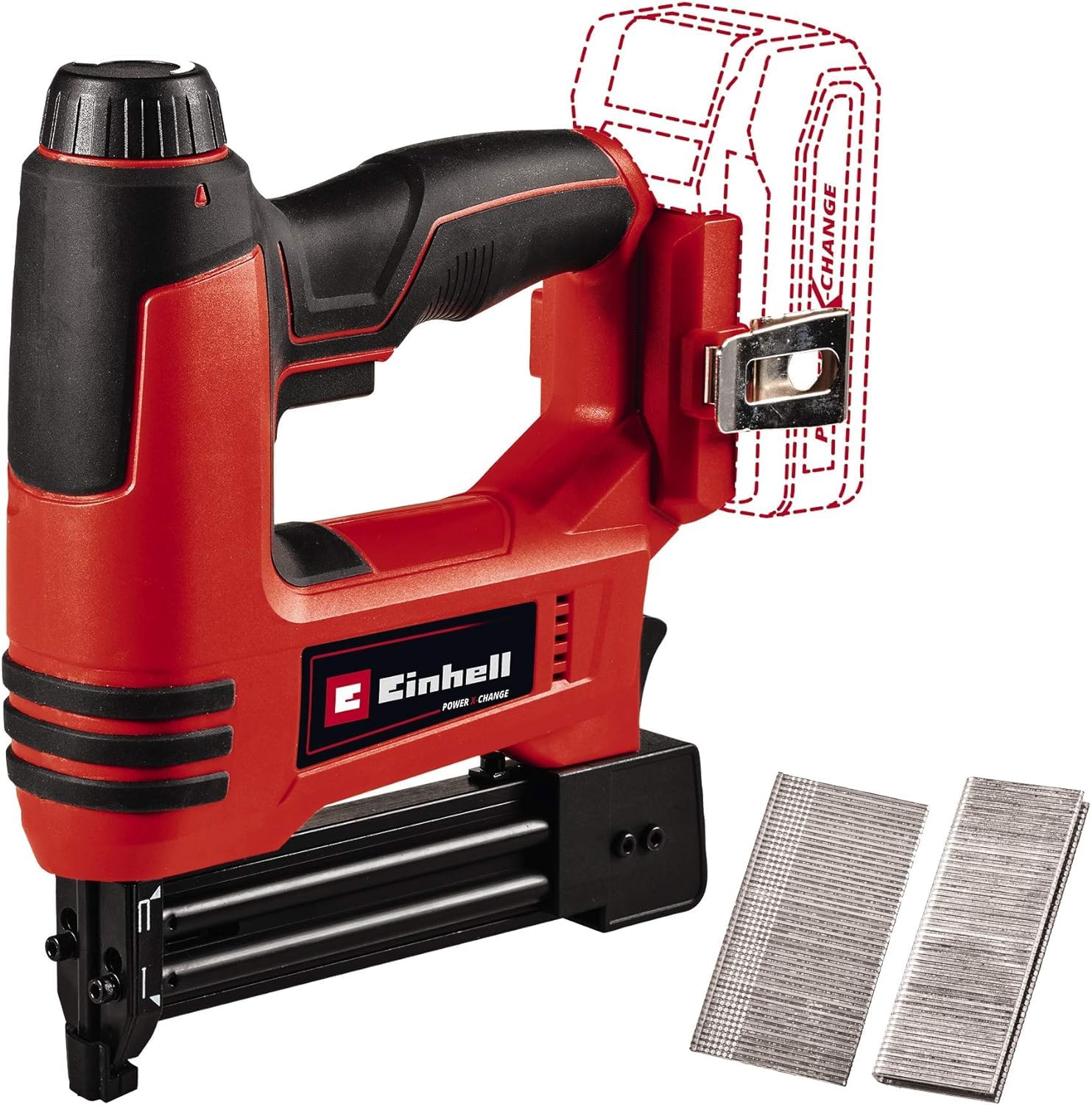 Einhell Graffettatrice TE-CN 18 Li - Solo Power X-Change + Starter Kit batteria 2.5 Ah e caricabatteria Power X-Change