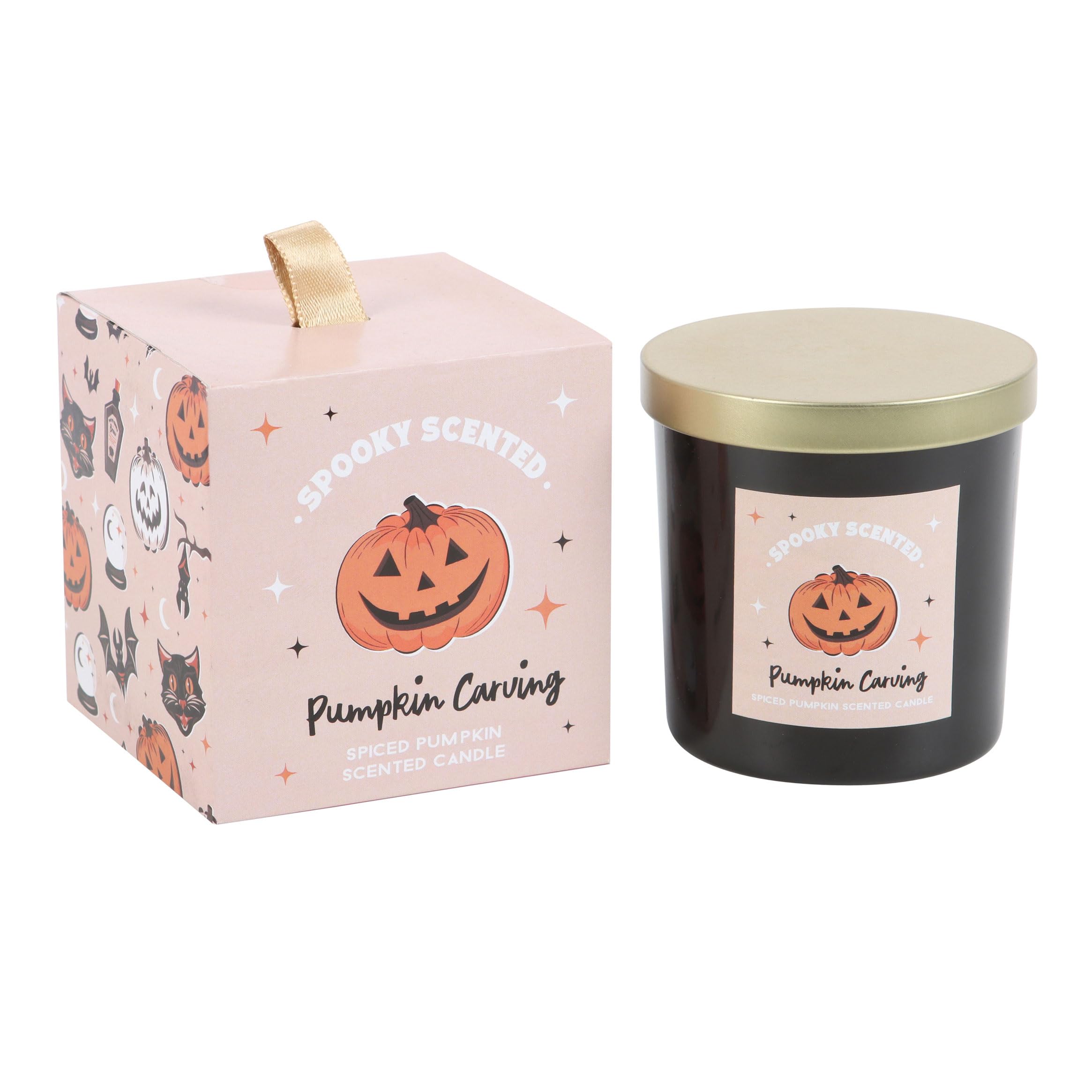 Halloween Haunted House Candle: Spooky Pumpkin Spice Scent for Eerie Ambiance & Atmosphere Enhancement - Long-Lasting Burn for Spooky Season