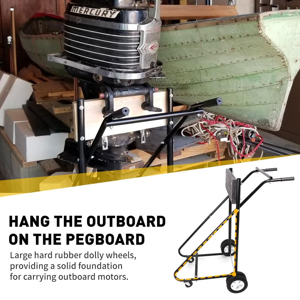 Outboard Stand Tuffiom Outboard Boat Motor Stand, Engine Carrier