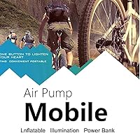 Vista 4 de Compresor de aire portátil inflador de neumáticos, compresor de aire CC 5 V, bomba de neumáticos con luz LED, bomba de aire digital para neumáticos