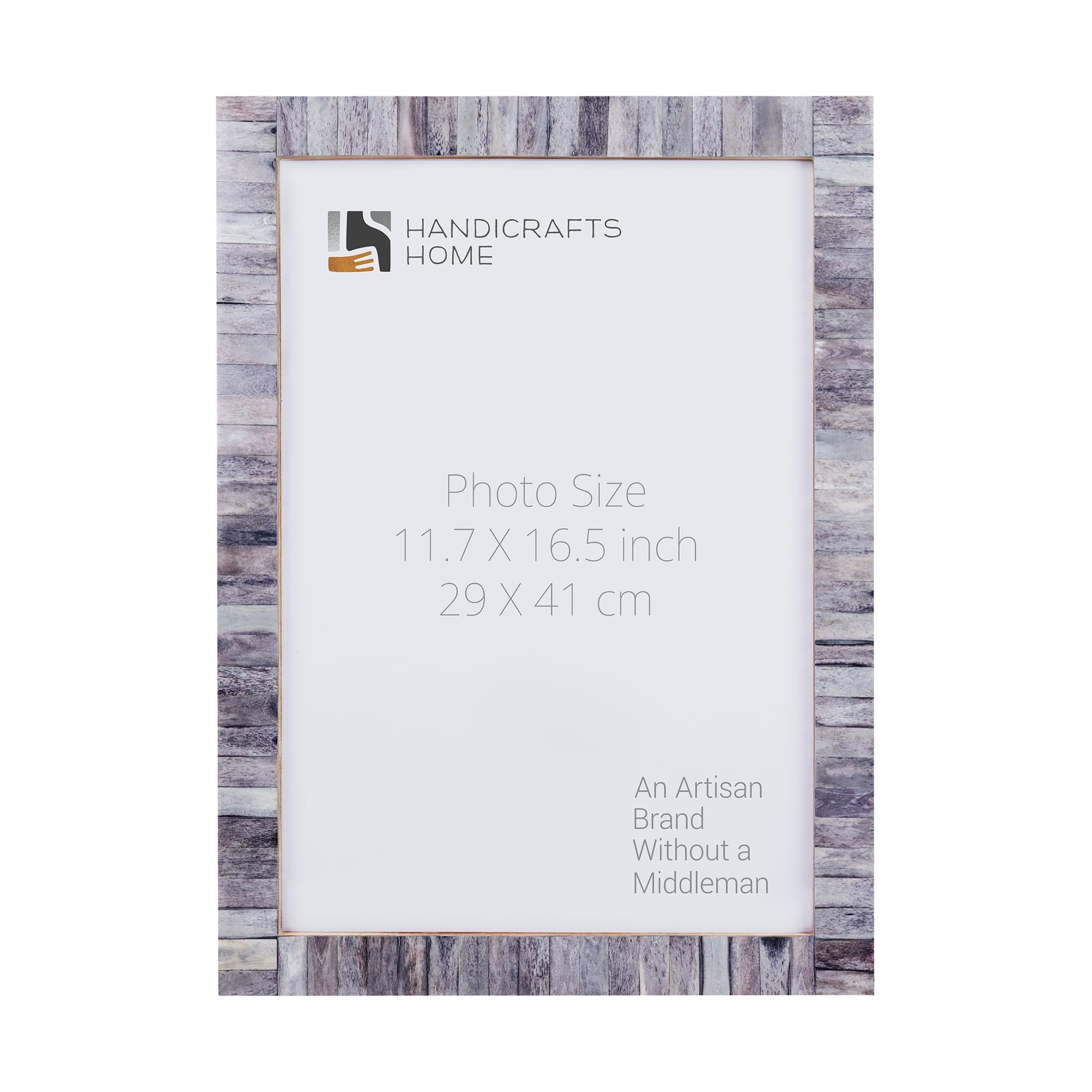 Cadre photo A3 11.7x16.5 Handicrafts Home - Cadre gris classique pour grand tableau