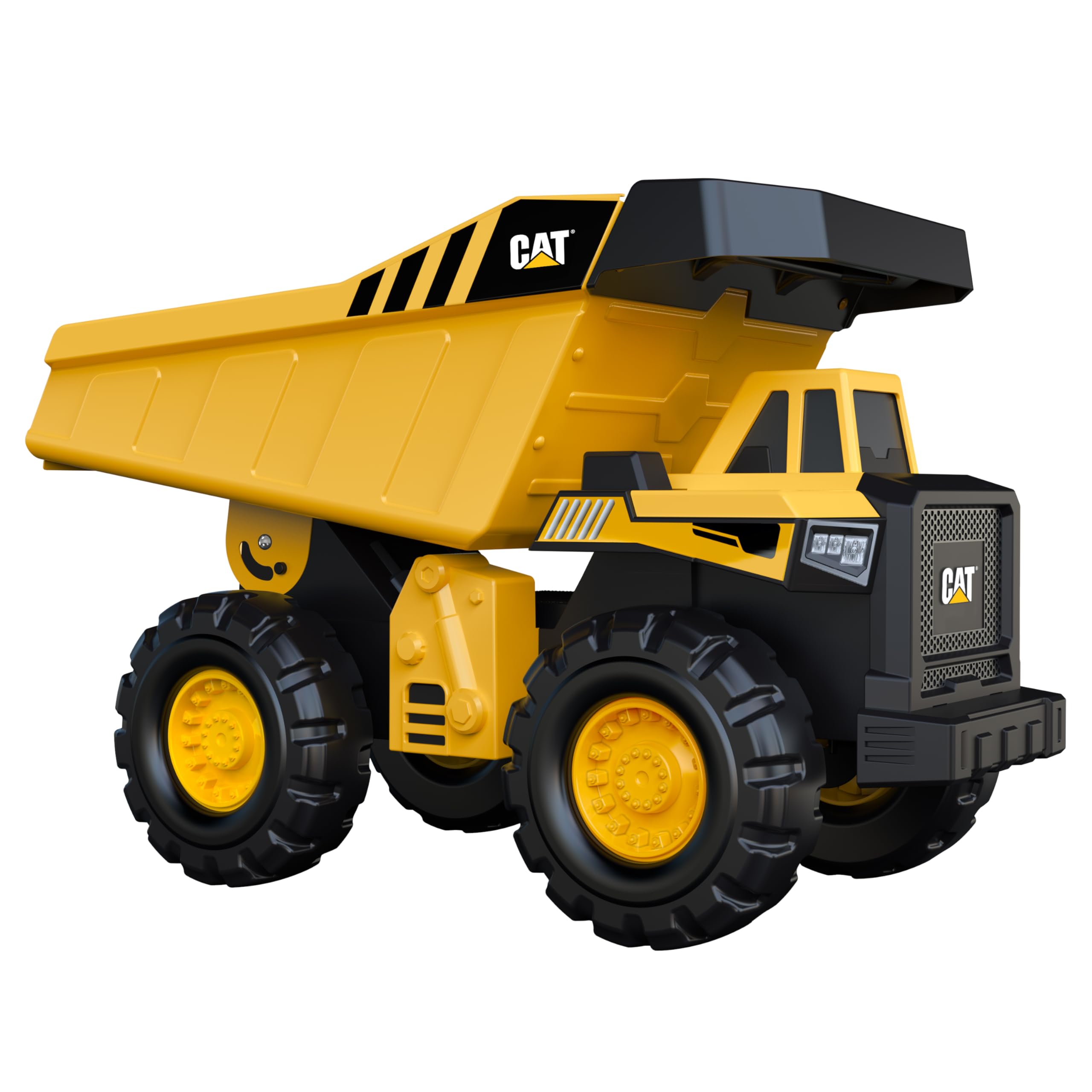 CatToysOfficial Cat Construction - Camión volquete de Juguete de Acero de 16 Pulgadas con Ruedas extragrandes | A Partir de 3 años, Regalos y Juguetes al Aire Libre, vehículos de acción para niños