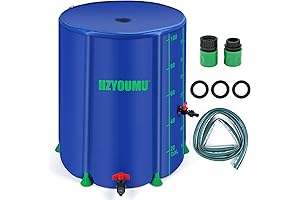 100 Gallon Collapsible Rain Storage Barrel, a Convenient Rainwater Collection System