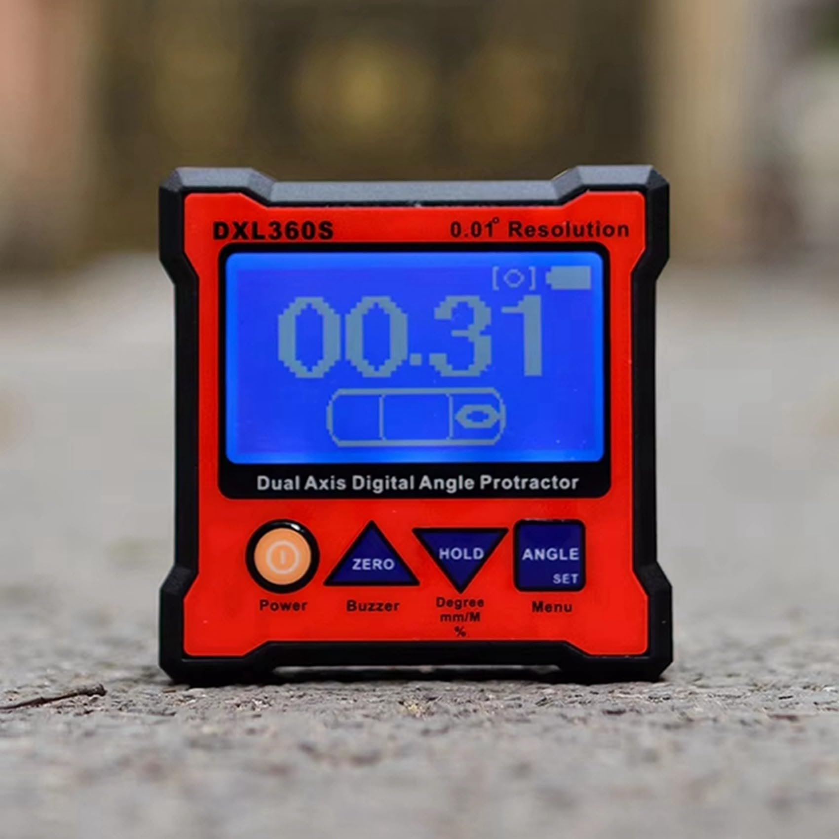 2X DXL360S Goniometro Digitale A Doppio Asse con Base Magnetica A 5 Lati Indicatore di Livello Digitale A Doppio Asse