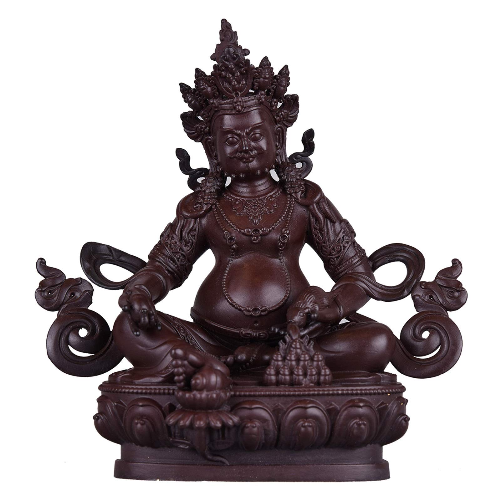 Statues Dieu de Fortune et ornement de Bouddha peint pour la maison