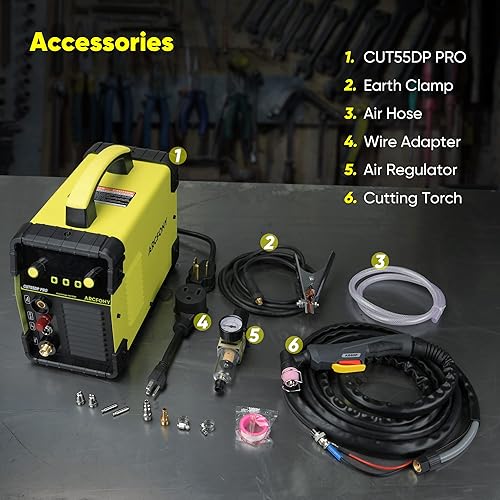 Miniatura 6 de Cortador de plasma, CUT55DP Pro 55Amps máquina de corte de plasma de arco piloto, doble voltaje 110V220V IGBT Inverter máquina de corte