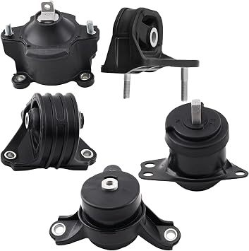 Engine and Transmission Mount Kit Compatible with 2013-2017 Honda Accord 2.4L Front & Rear Engine Motor Mount, A65040 A65054 A65068 A65071 A65072