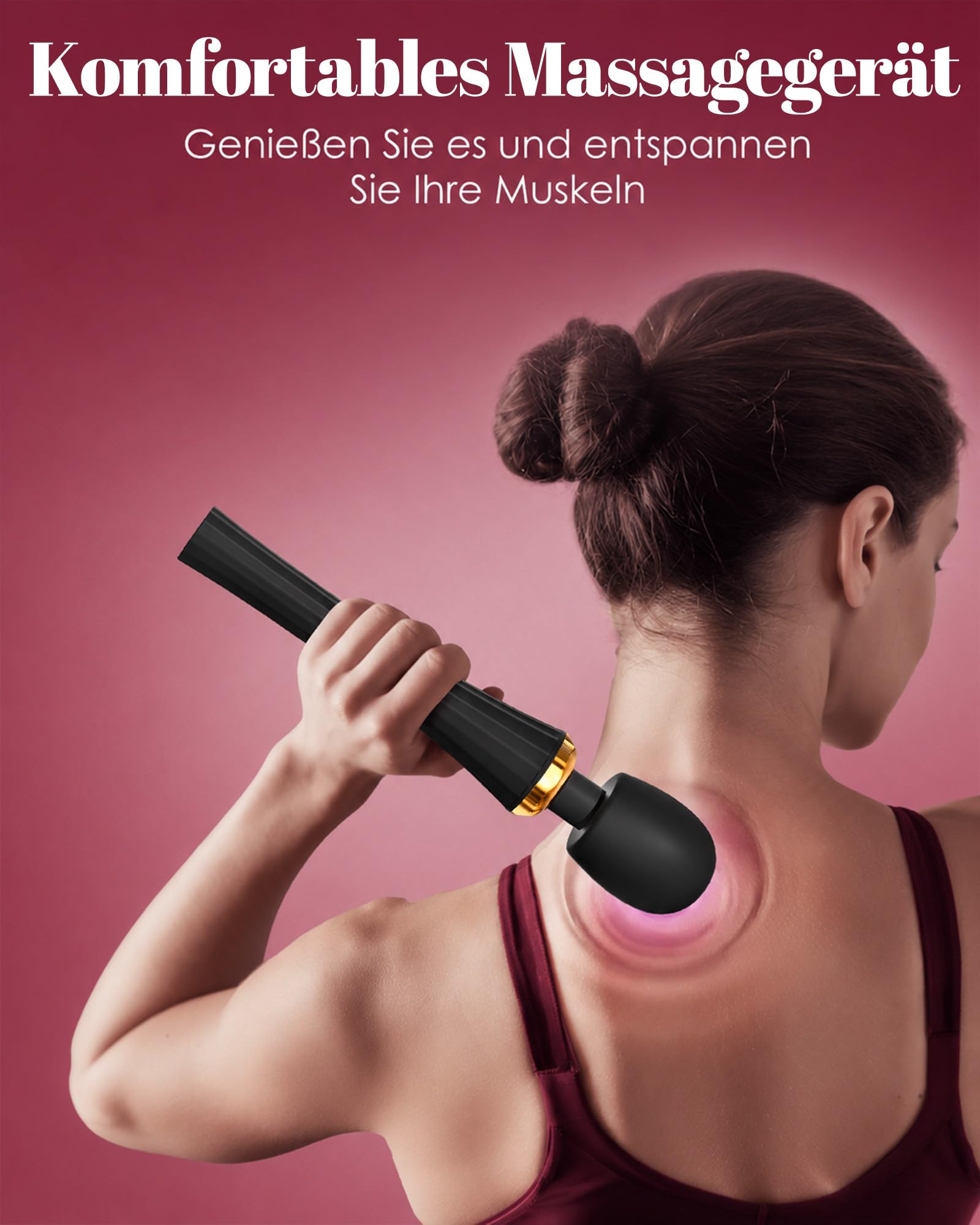 Gobeken Vibromasseur, femme clitoridien puissant Tête flexible, Vibromasseurs Sex toýs homme couple fem 5 fréquence, Sextoyse femme clitoridienne 3 intensité, Gode vibro-masseur Sex toys Vibro noir