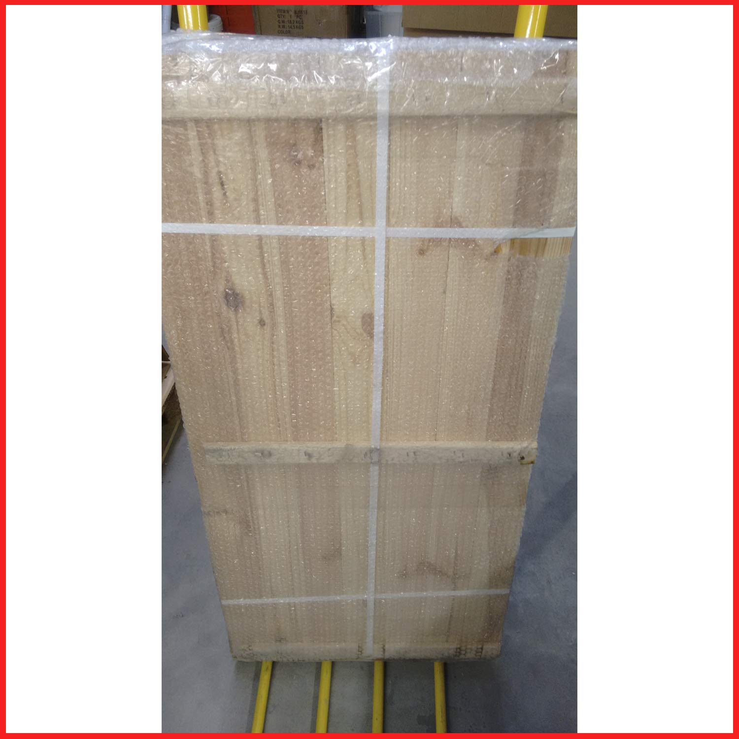 Blinky 7971710 Cassapanca Legno Tulipano con Coperchio, 100 x 40 x 50 cm