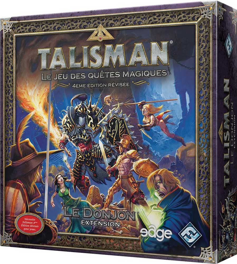 Talisman Erweiterungsset Auf Französisch – La Cité + Le Donjon + Blumie Flaschenöffner, Für 2–6 Spieler Ab 14