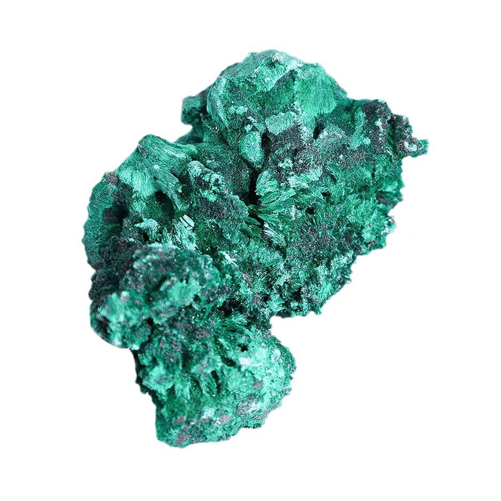 ITCLEYMDZV Malachite Crystal Stone, 0.06-0.26lb Raw Irregular Rough for Balancing Home Decoration,30~60g
