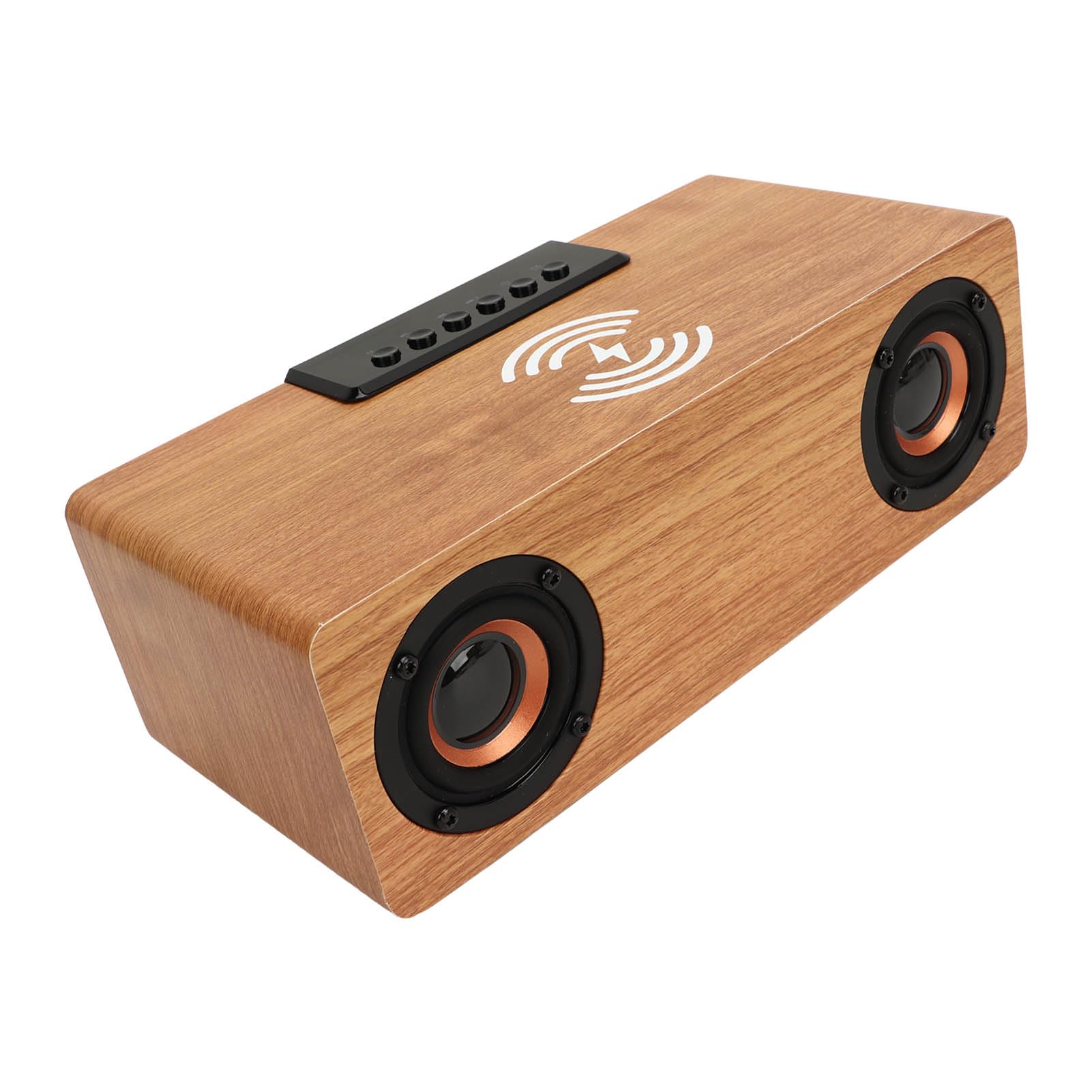 Despertador de Madera del Presidente de Bluetooth con la Radio de FM para el Dormitorio Casero, Componentes Electrónicos Plásticos