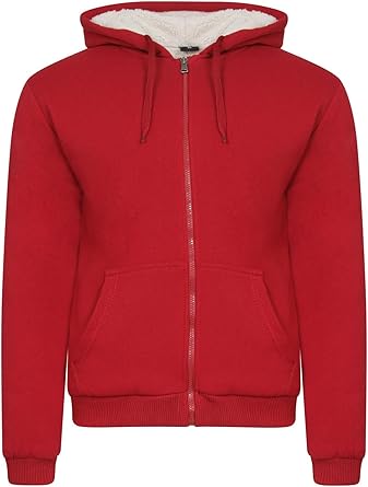 shearling lined hoodie